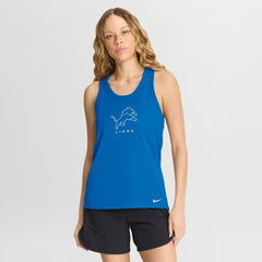 Detroit Lions Women's Hurry Up Tri-Blend Dri-FIT Tank Top - Blue on sale