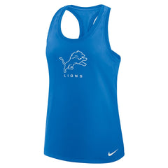 Detroit Lions Women's Hurry Up Tri-Blend Dri-FIT Tank Top - Blue on sale