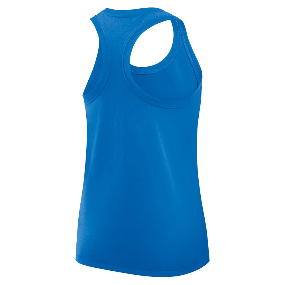 Detroit Lions Women's Hurry Up Tri-Blend Dri-FIT Tank Top - Blue on sale