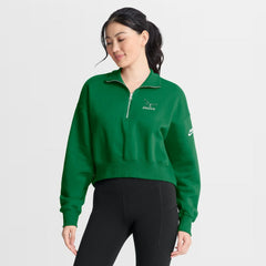 Philadelphia Eagles Women's Phoenix Fleece Quarter-Zip Sweatshirt - Kelly Green sale