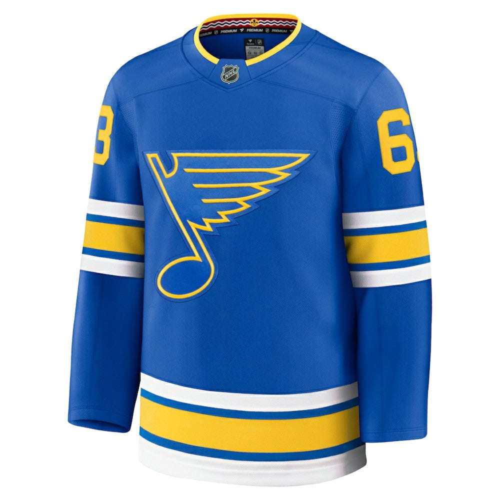 Jake Neighbours St. Louis Blues Fanatics Home Premium Jersey - Blue Jerseys
