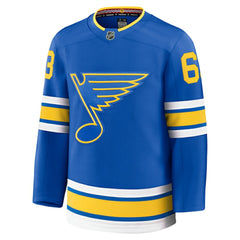 Jake Neighbours St. Louis Blues Fanatics Home Premium Jersey - Blue Jerseys