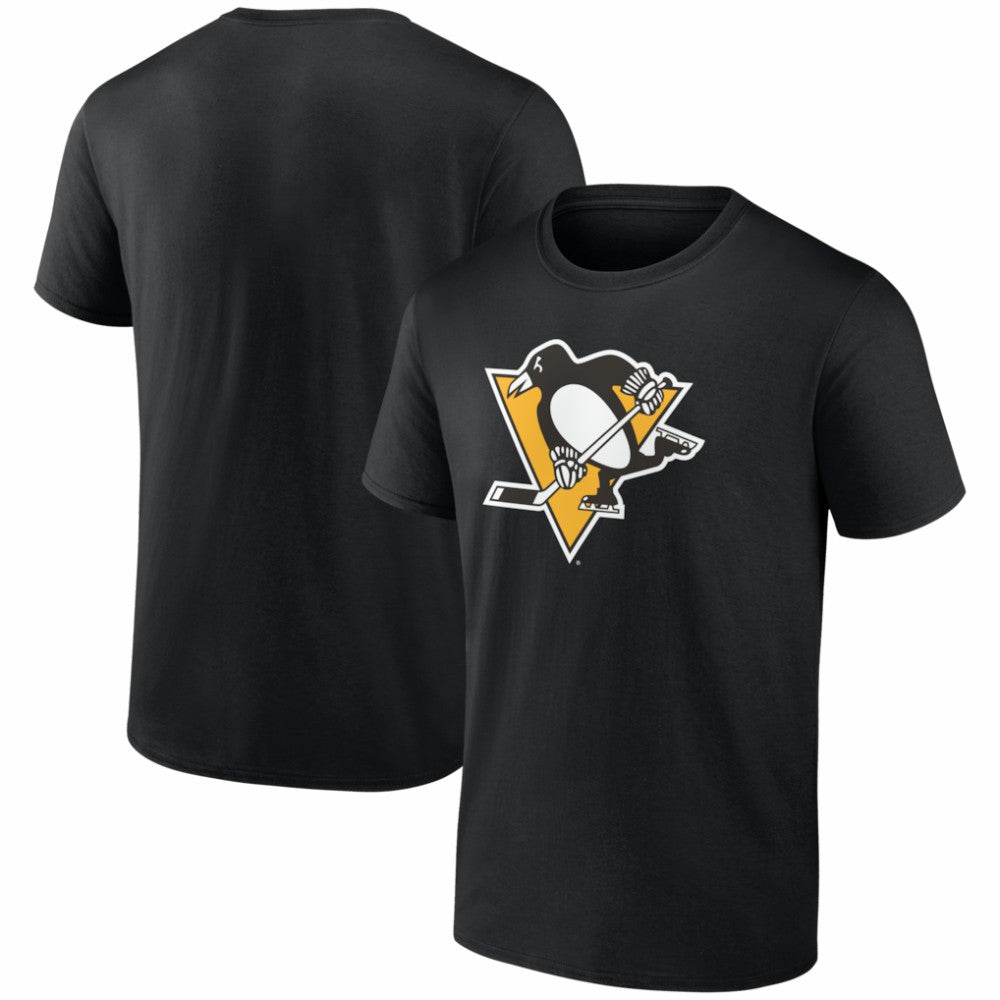 Pittsburgh Penguins Logo Athletic Essential T-Shirt - Black T-shirts