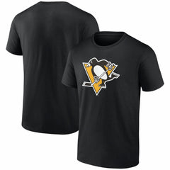Pittsburgh Penguins Logo Athletic Essential T-Shirt - Black T-shirts
