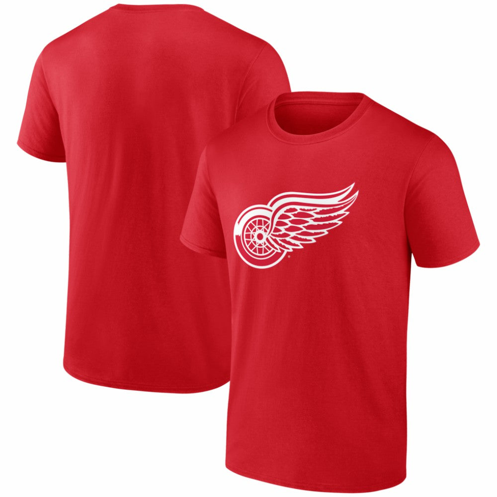 Detroit Red Wings Logo Athletic Essential T-Shirt - Red T-shirts