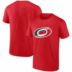Carolina Hurricanes Logo Athletic Essential T-Shirt - Red T-shirts