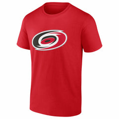 Carolina Hurricanes Logo Athletic Essential T-Shirt - Red T-shirts