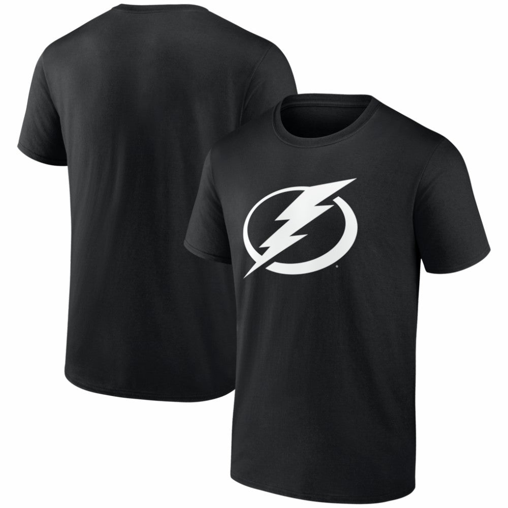 Tampa Bay Lightning Logo Athletic Essential T-Shirt - Black T-shirts