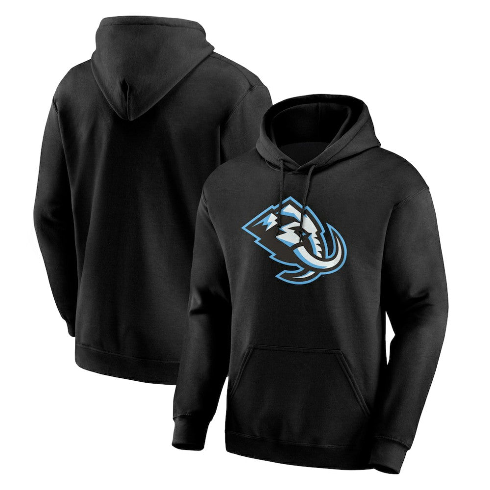 Utah Mammoth Logo Athletic Essential Hoodie - Black Hoodies
