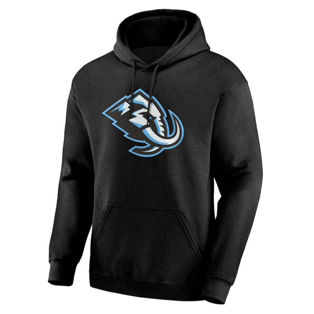 Utah Mammoth Logo Athletic Essential Hoodie - Black Hoodies
