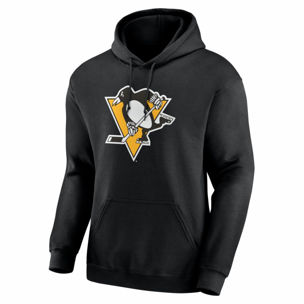 Pittsburgh Penguins Logo Athletic Essential Hoodie - Black Hoodies