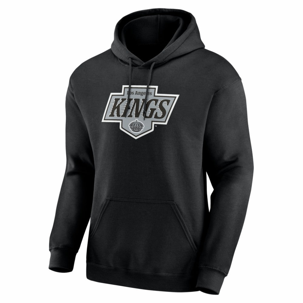 Los Angeles Kings Logo Athletic Essential Hoodie - Black Hoodies