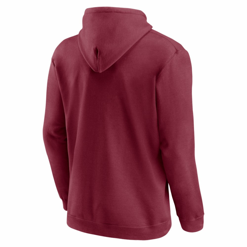 Colorado Avalanche Logo Athletic Essential Hoodie - Burgundy Hoodies