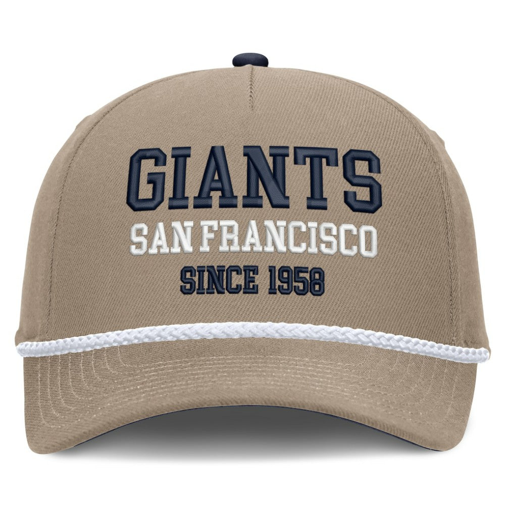 San Francisco Giants Father's Day Rope Rise Adjustable Hat Khaki