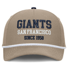 San Francisco Giants Father's Day Rope Rise Adjustable Hat Khaki