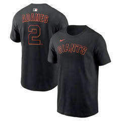 Willy Adames San Francisco Giants Home Name & Number T-Shirt Black