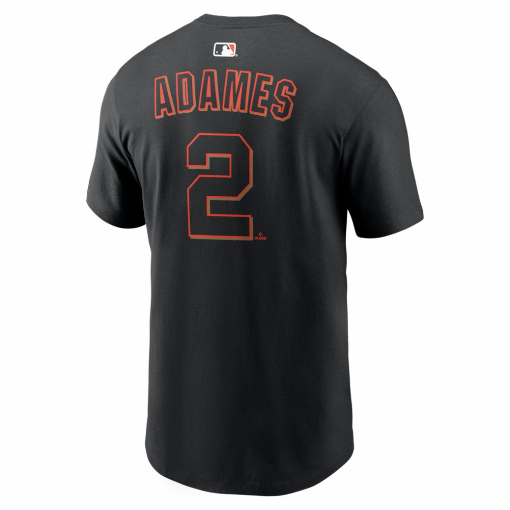 Willy Adames San Francisco Giants Home Name & Number T-Shirt Black