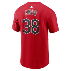 Steven Kwan Cleveland Guardians Name & Number T-Shirt Red