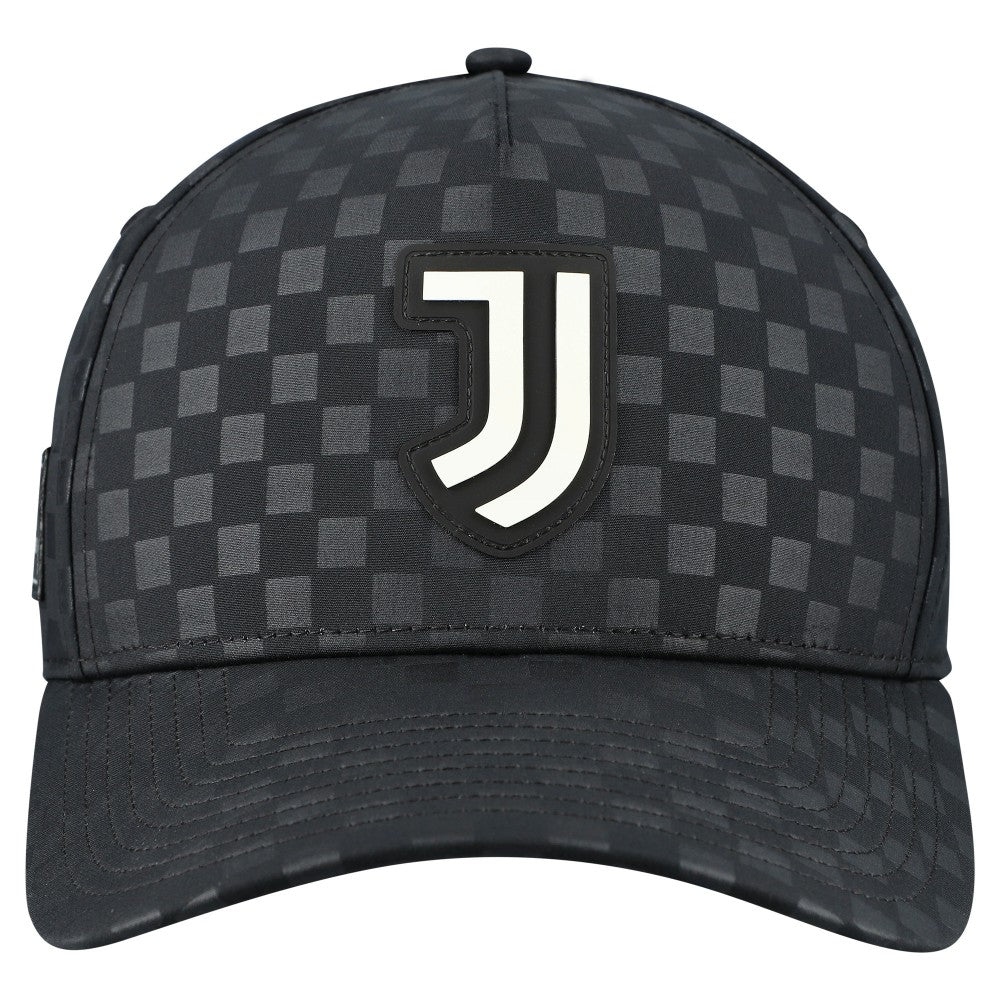 Juventus Checkmate A-Frame Adjustable Hat - Black cheap