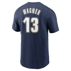 Billy Wagner Houston Astros 2025 National Baseball Hall of Fame Name & Number T-Shirt Navy
