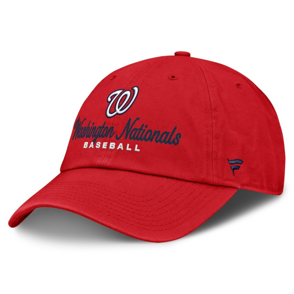 Washington Nationals Women's Velocity Adjustable Hat Red
