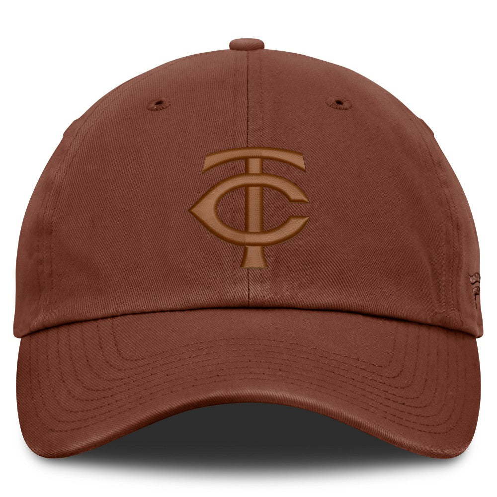 Minnesota Twins Tinge Adjustable Hat Brown