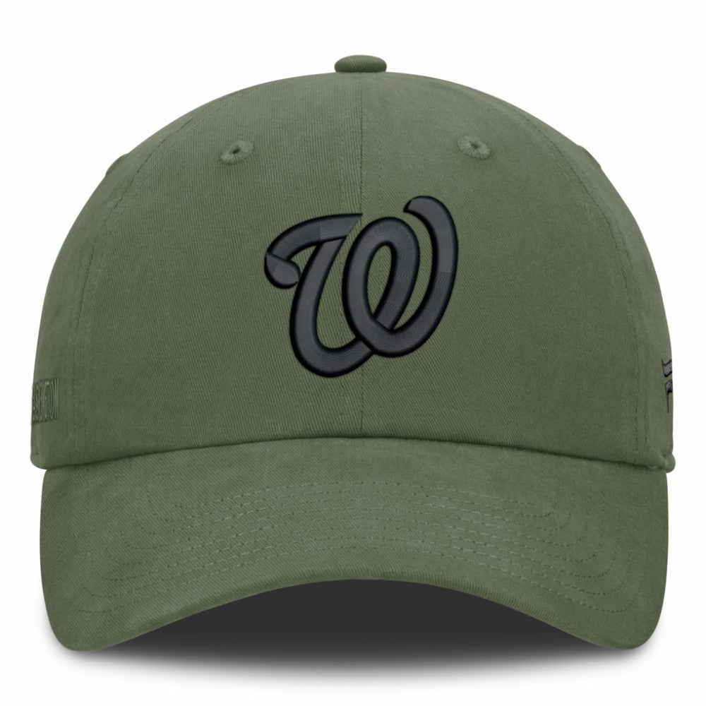 Washington Nationals Pine Rider Adjustable Hat Olive