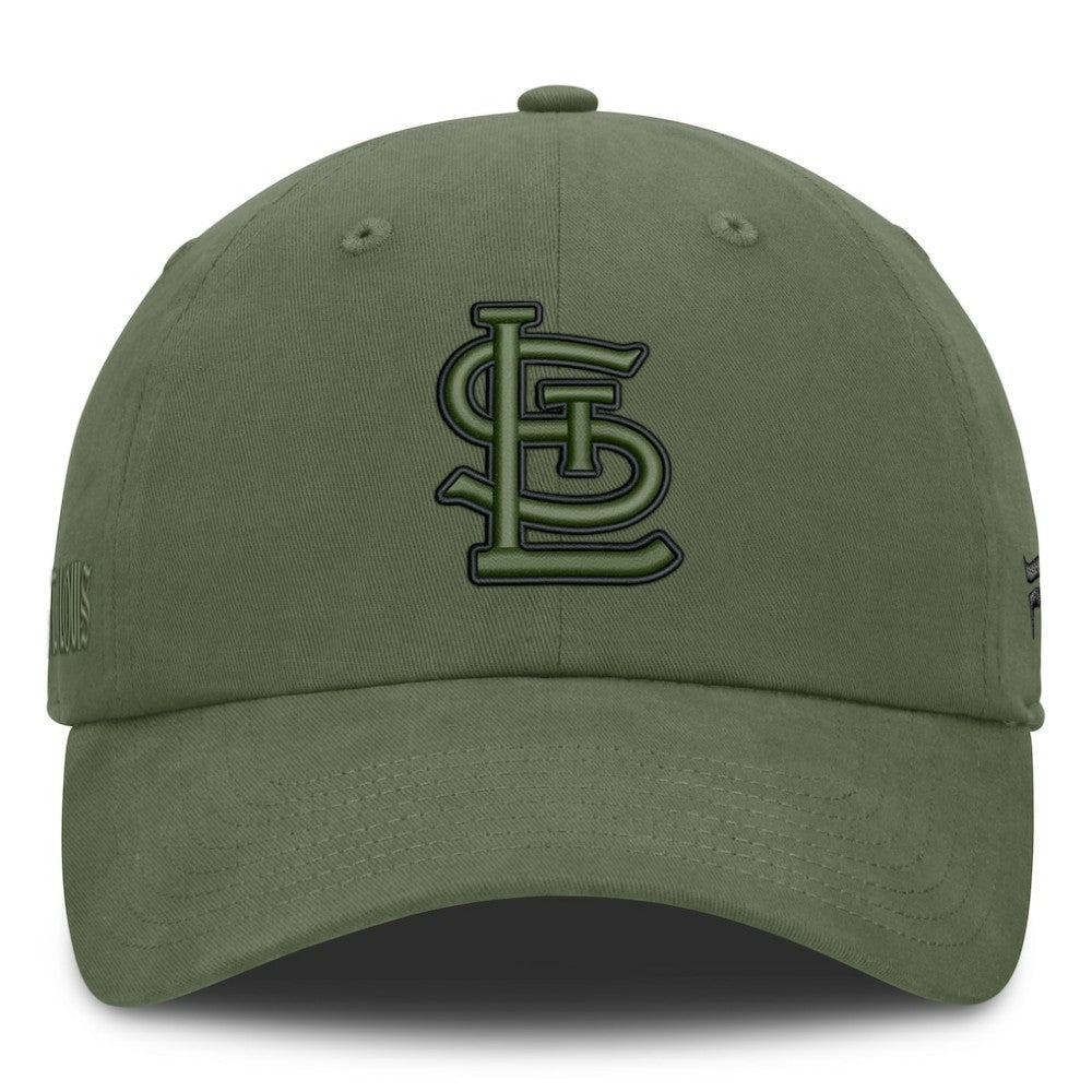 St. Louis Cardinals Pine Rider Adjustable Hat Olive