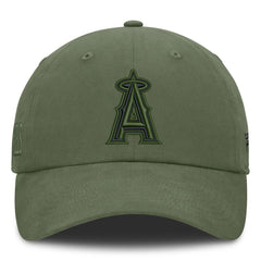 Los Angeles Angels Pine Rider Adjustable Hat Olive