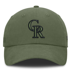 Colorado Rockies Pine Rider Adjustable Hat Olive