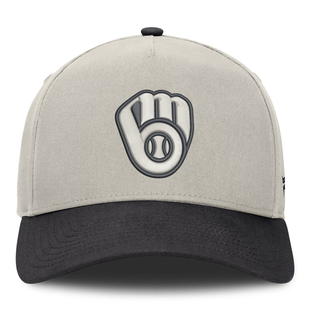 Milwaukee Brewers Wonder A-Frame Adjustable Hat Stone/Graphite