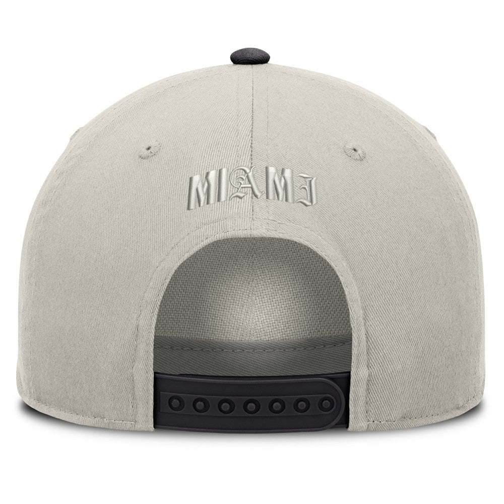 Miami Marlins Wonder A-Frame Adjustable Hat Stone/Graphite