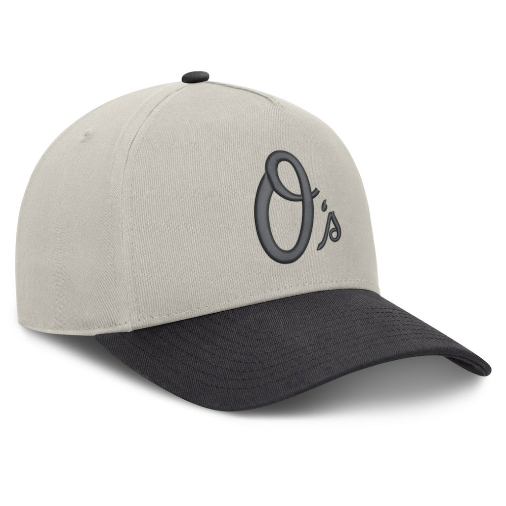 Baltimore Orioles Wonder A-Frame Adjustable Hat Stone/Graphite