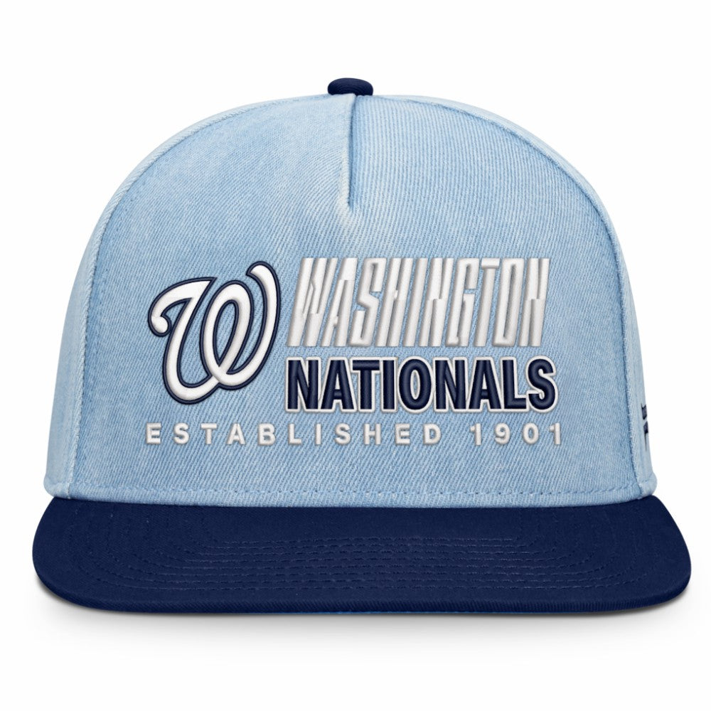 Washington Nationals Twinbill Snapback Hat Denim