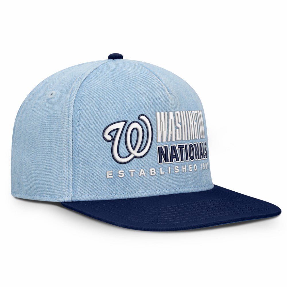 Washington Nationals Twinbill Snapback Hat Denim