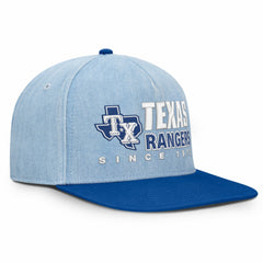 Texas Rangers Twinbill Snapback Hat Denim