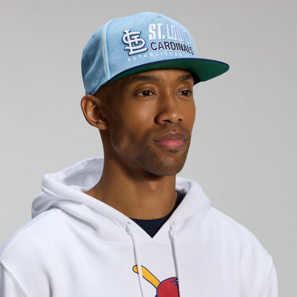 St. Louis Cardinals Twinbill Snapback Hat Denim