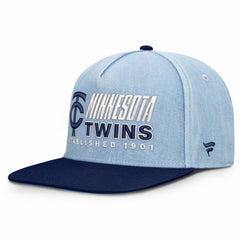 Minnesota Twins Twinbill Snapback Hat Denim