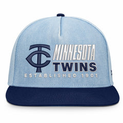 Minnesota Twins Twinbill Snapback Hat Denim