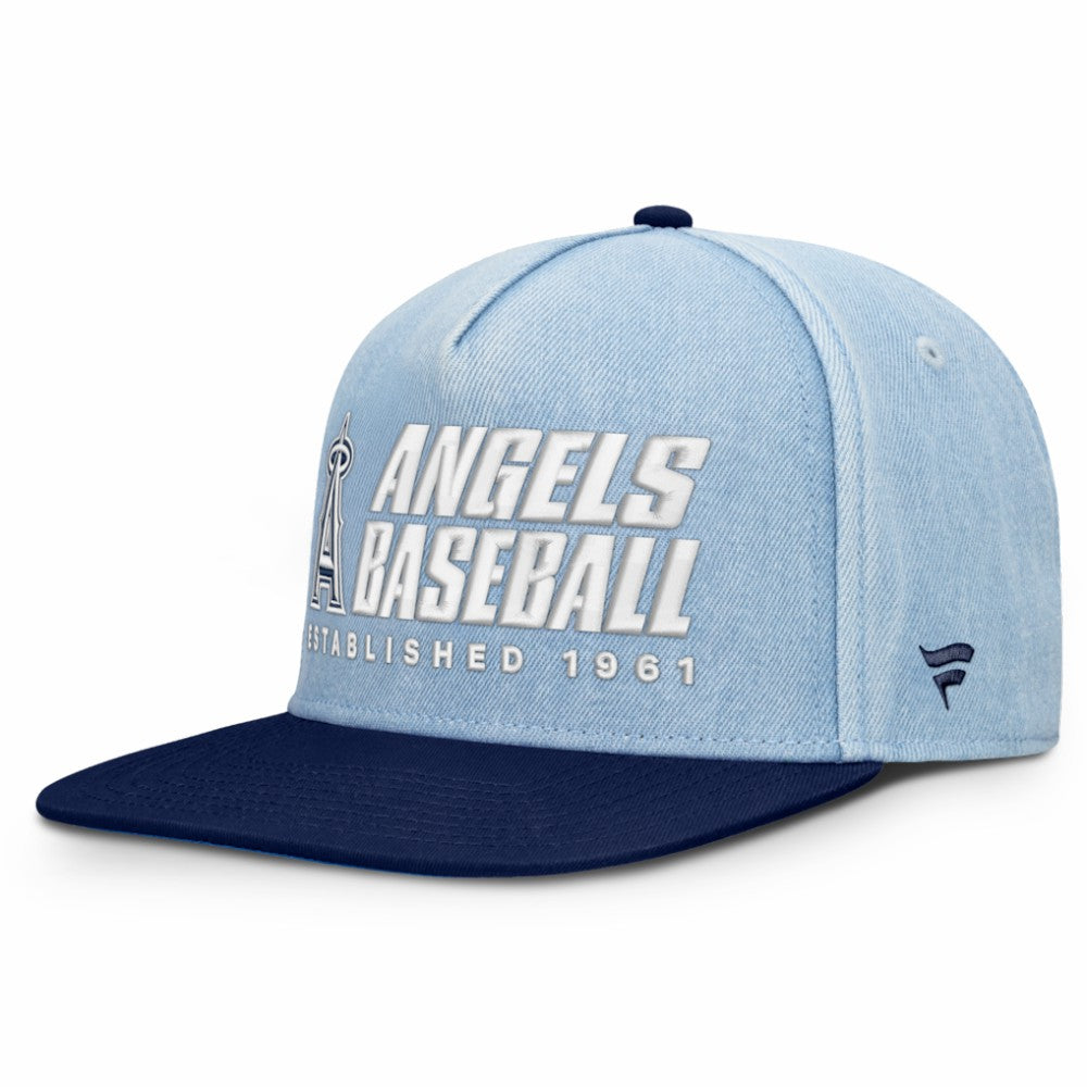 Los Angeles Angels Twinbill Snapback Hat Denim