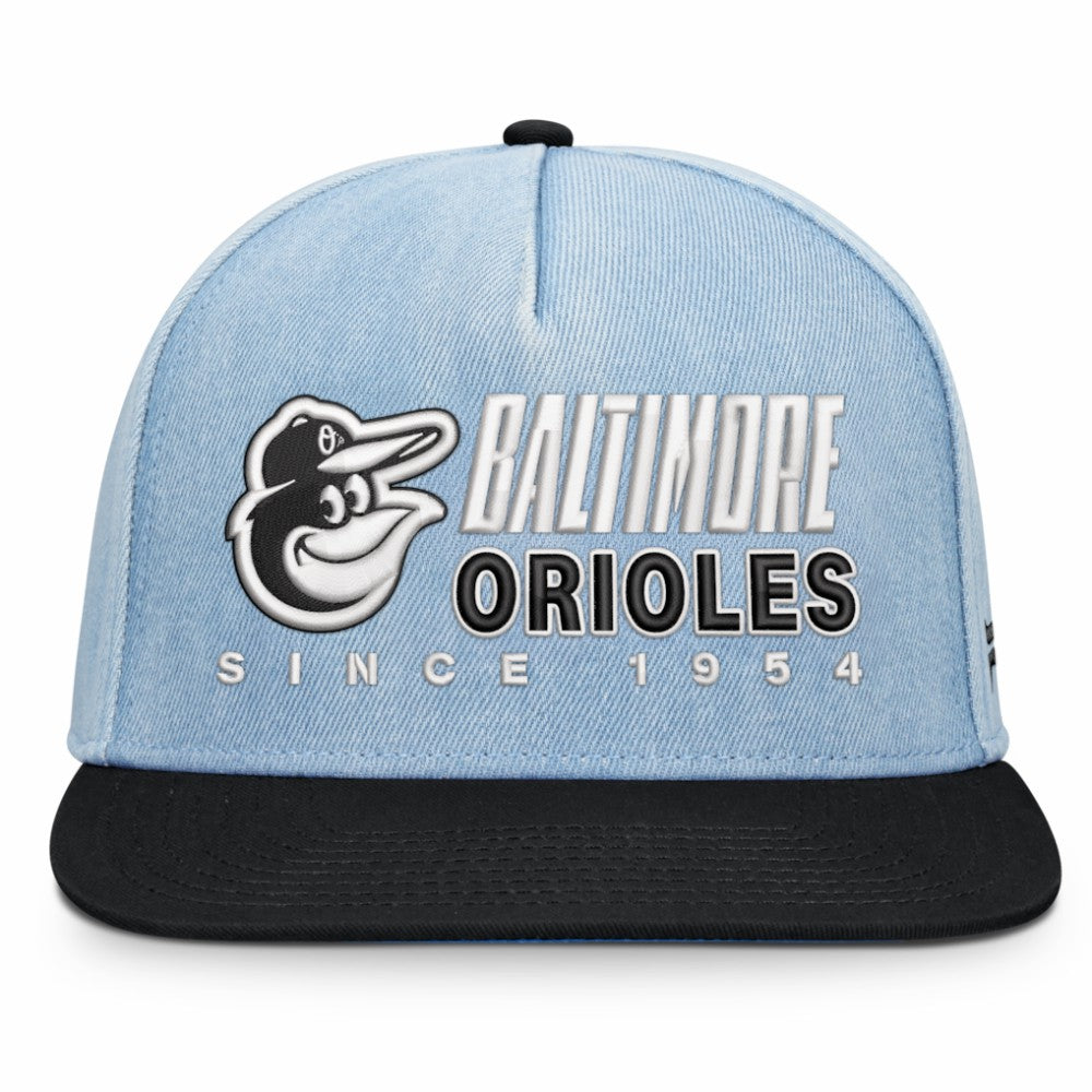 Baltimore Orioles Twinbill Snapback Hat Denim