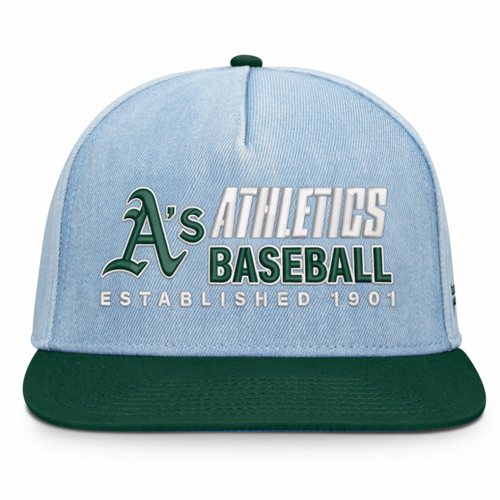 Athletics Twinbill Snapback Hat Denim