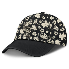 Colorado Rockies Women's Blossom Adjustable Hat Black