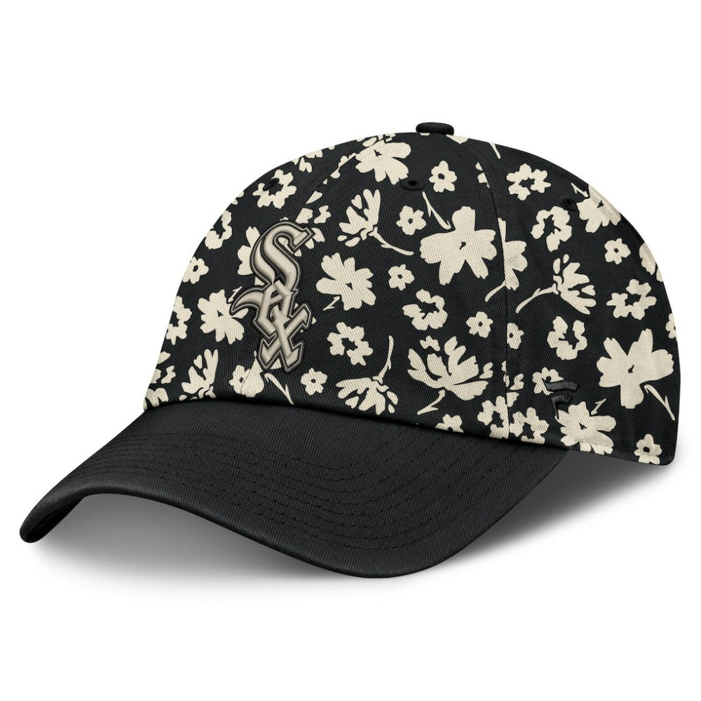 Chicago White Sox Women's Blossom Adjustable Hat Black