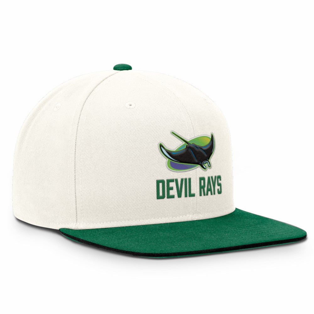 Tampa Bay Rays Cooperstown Pro Dri-FIT Snapback Hat Cream/Green