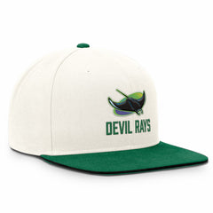 Tampa Bay Rays Cooperstown Pro Dri-FIT Snapback Hat Cream/Green