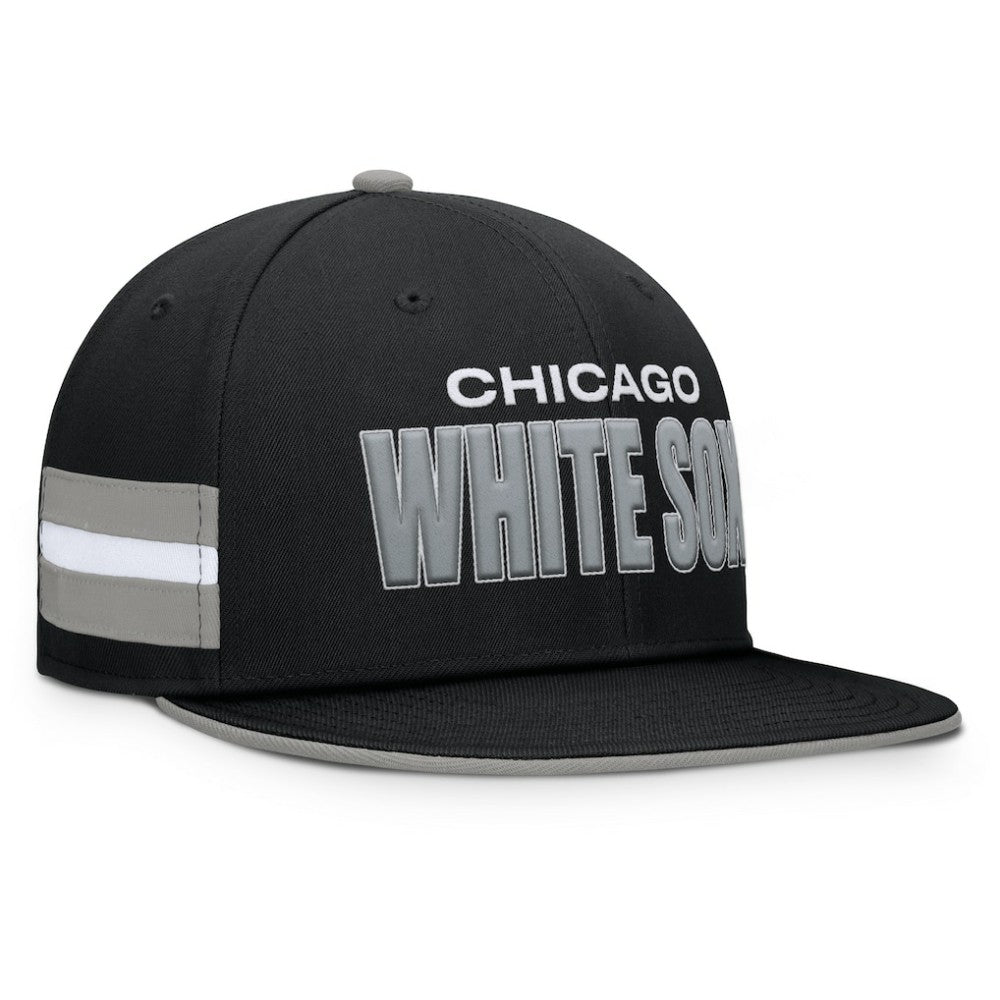 Chicago White Sox Pick Off Fitted Hat Black