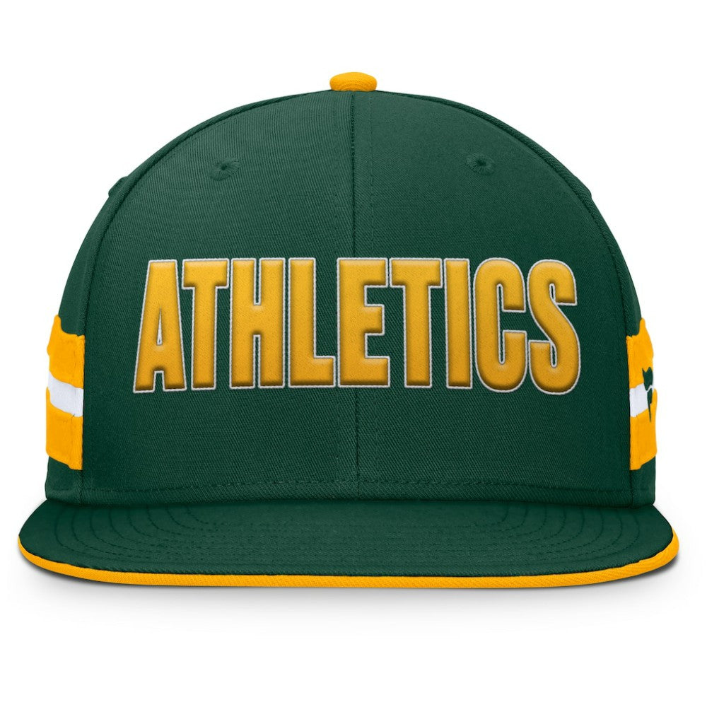 Athletics Pick Off Fitted Hat Green