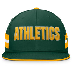 Athletics Pick Off Fitted Hat Green