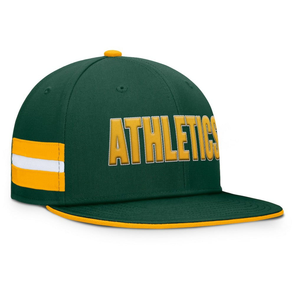 Athletics Pick Off Fitted Hat Green